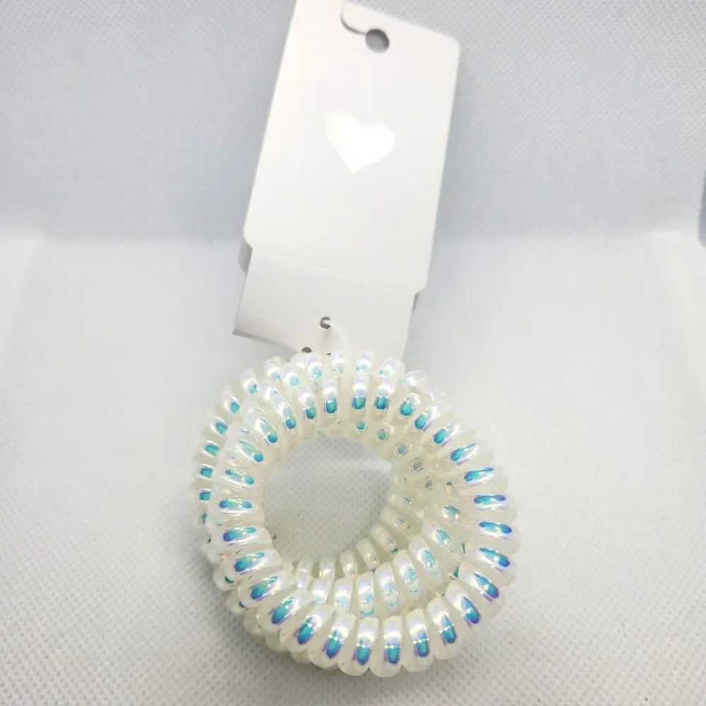 NWT The Children's Place 4 White Iridescent Hair